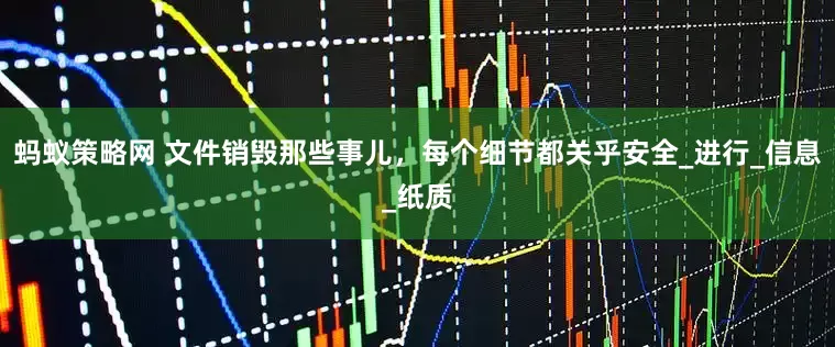 蚂蚁策略网 文件销毁那些事儿，每个细节都关乎安全_进行_信息_纸质