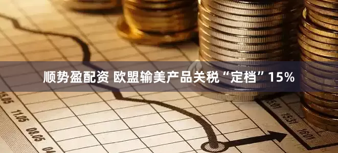 顺势盈配资 欧盟输美产品关税“定档”15%